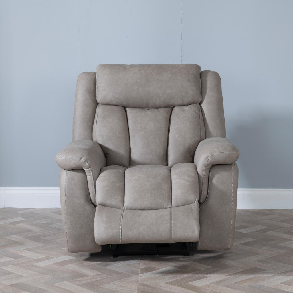 Pickford Sandstone Fabric Electric Recliner Sofa