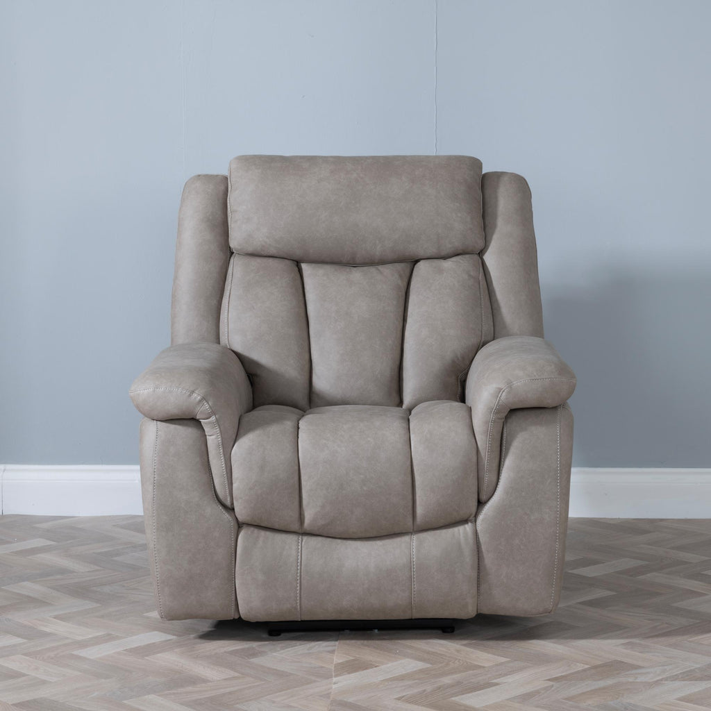 Pickford Sandstone Fabric Electric Recliner Sofa