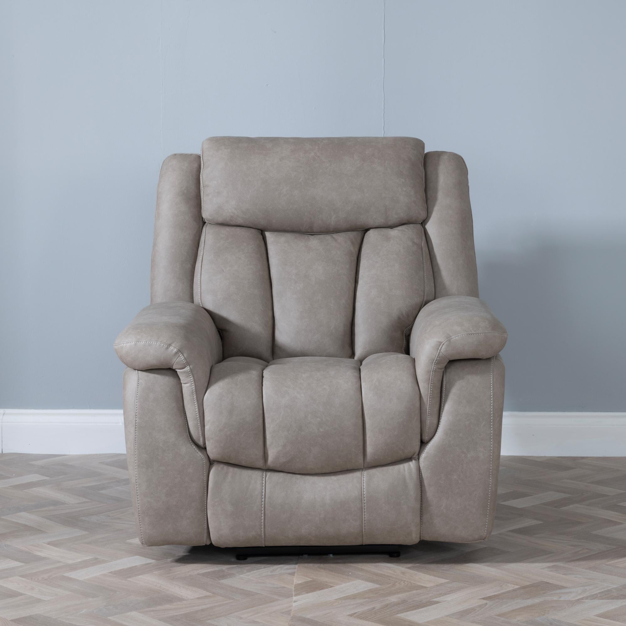 Pickford Sandstone Fabric Electric Recliner Sofa