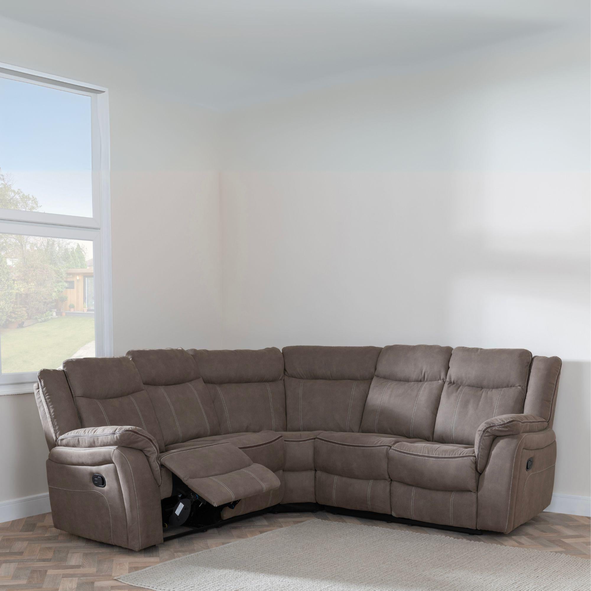 Matera Brown Corner Sofa