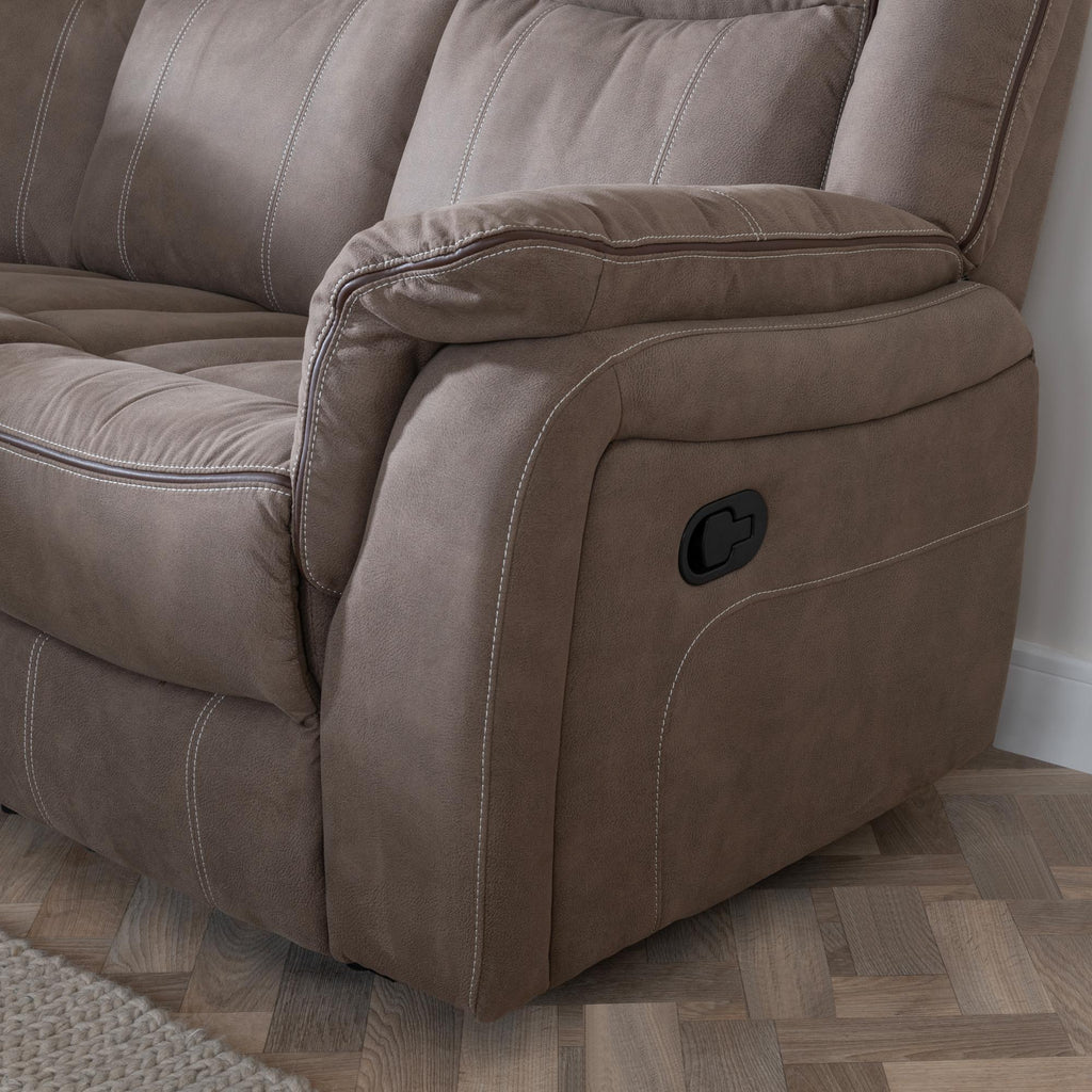 Matera Brown Corner Sofa