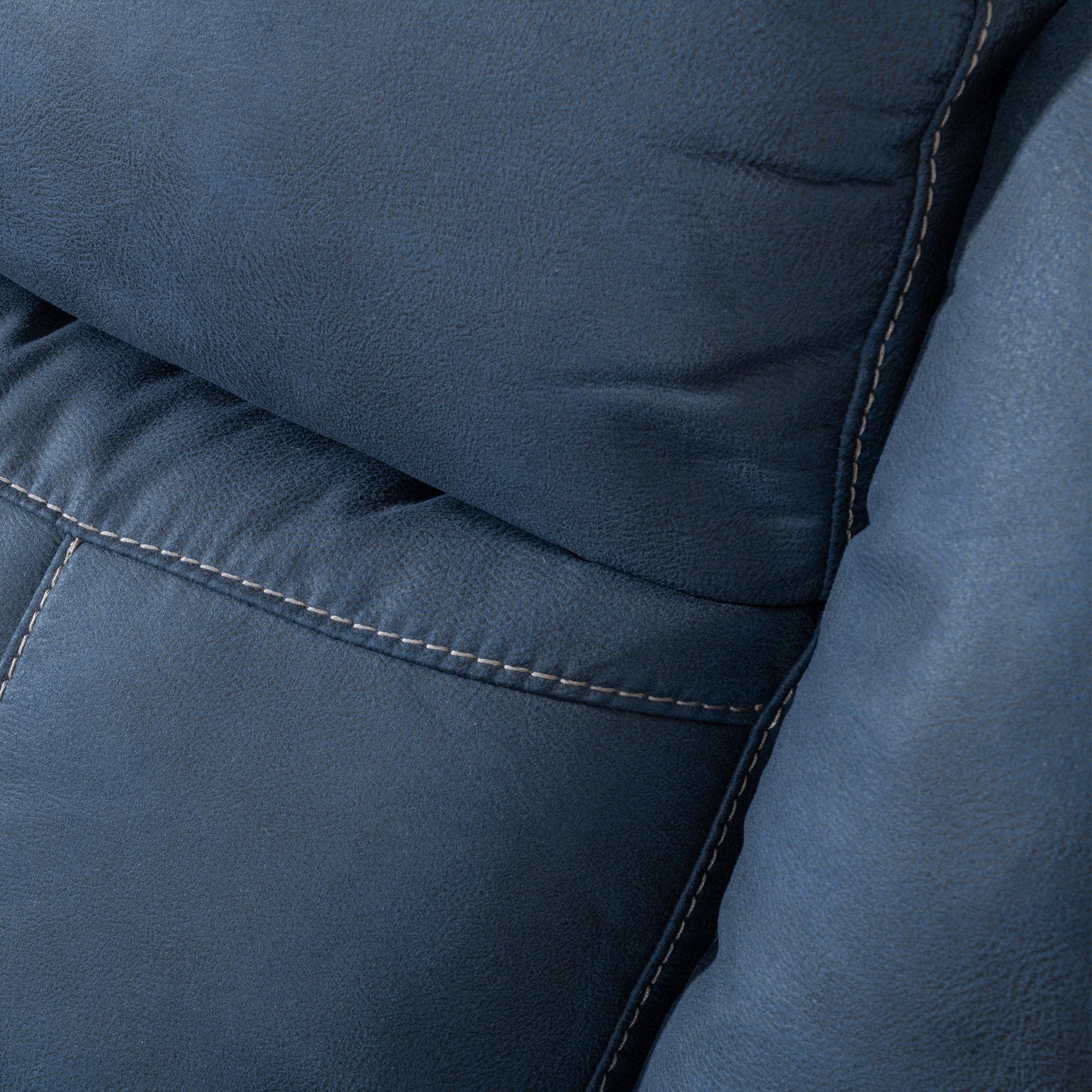 Rowe Denim Blue Corner Sofa