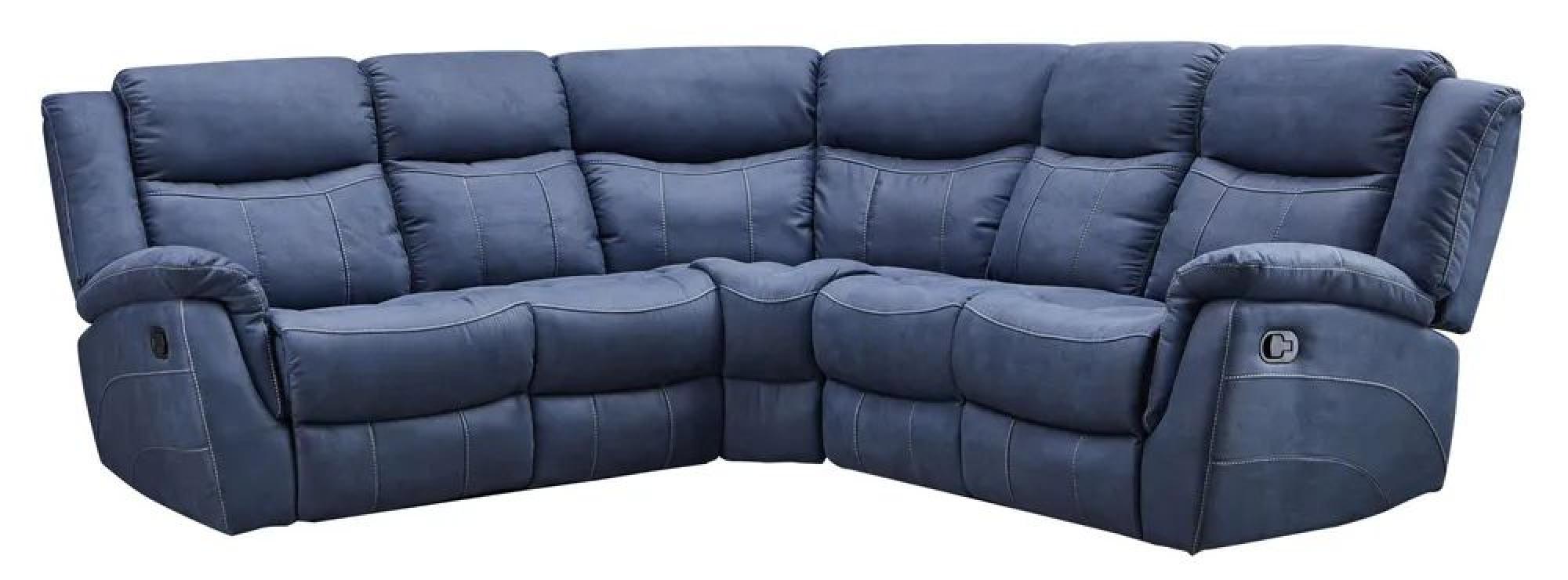 Rowe Denim Blue Corner Sofa