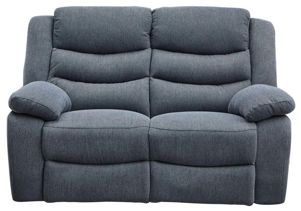 Sydney Dark Grey Fabric Manual Recliner Sofa