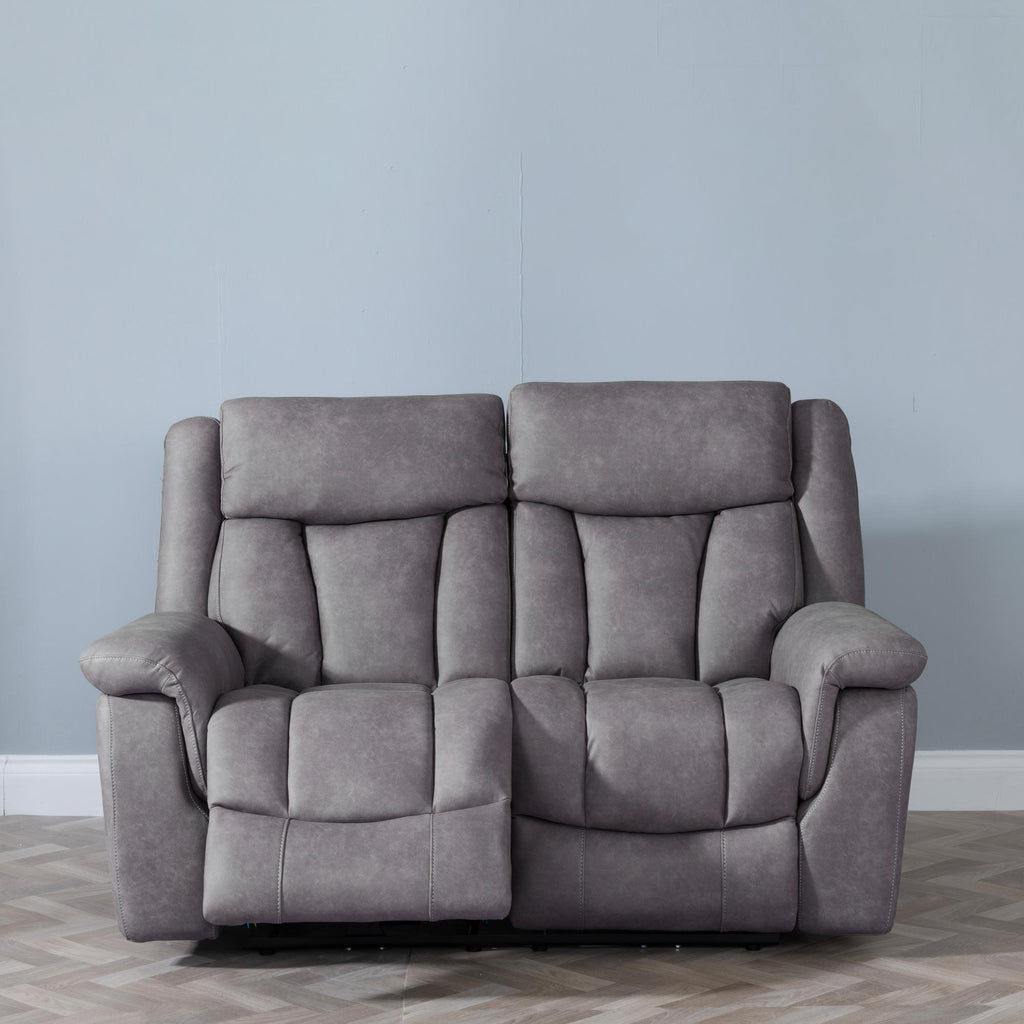 Pickford Grey Fabric Electric Recliner Sofa