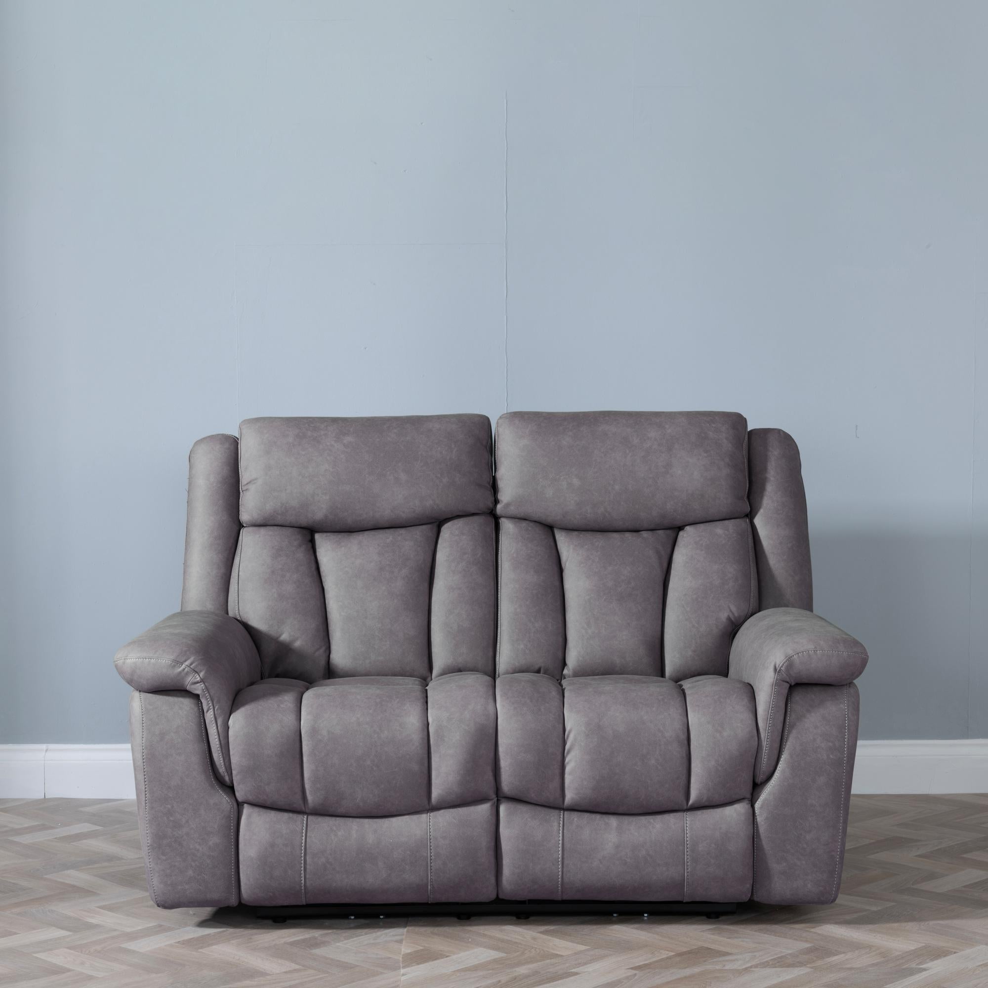 Pickford Grey Fabric Electric Recliner Sofa