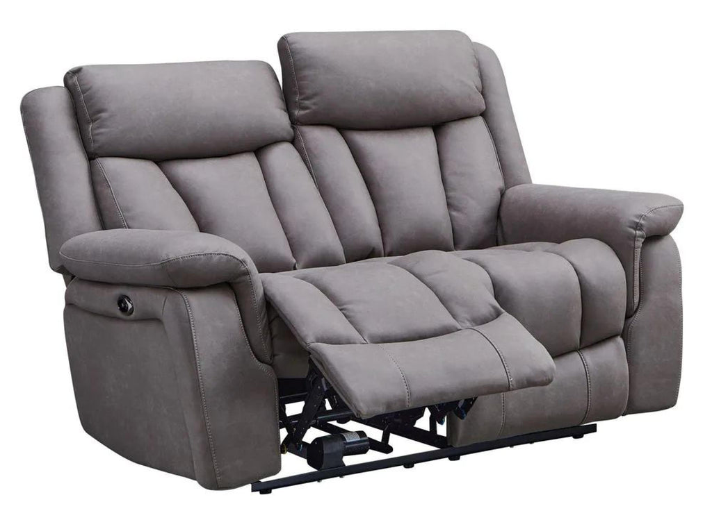Pickford Grey Fabric Electric Recliner Sofa