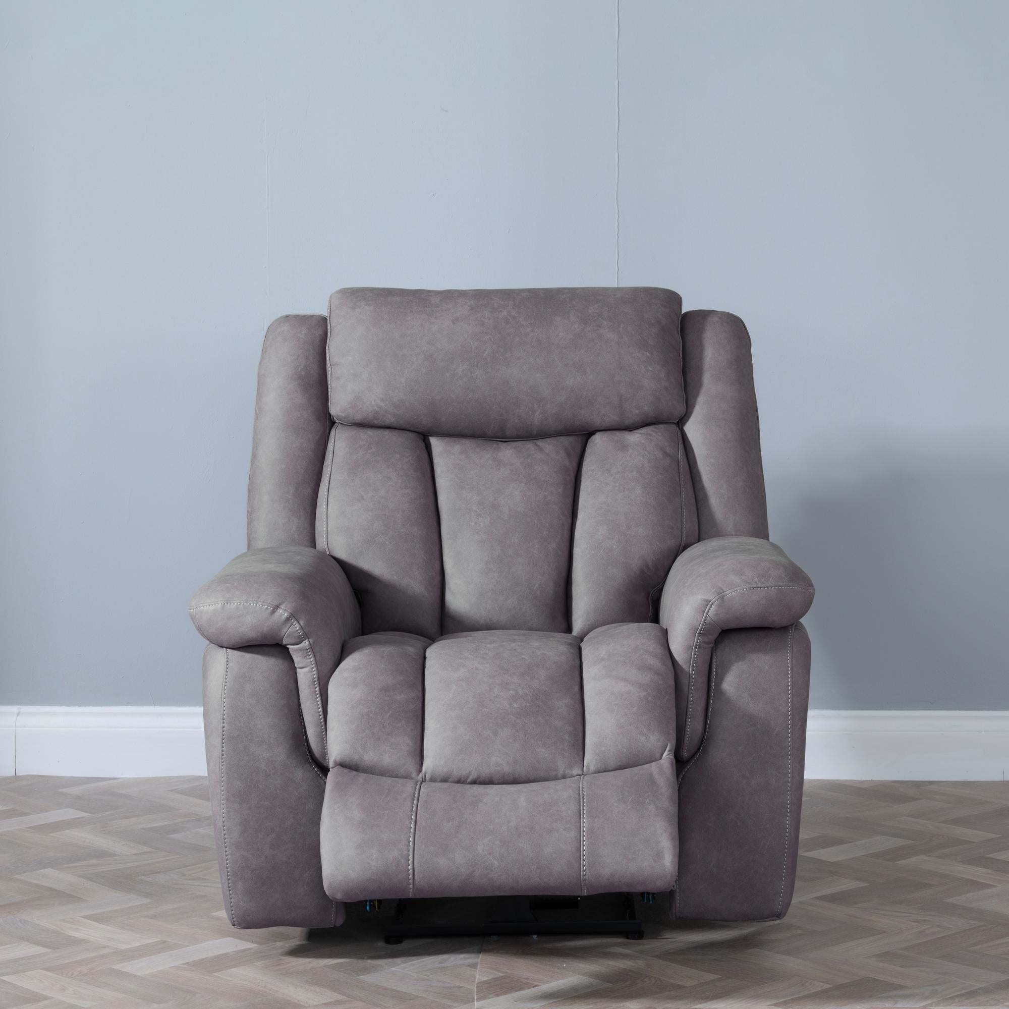 Pickford Grey Fabric Electric Recliner Sofa