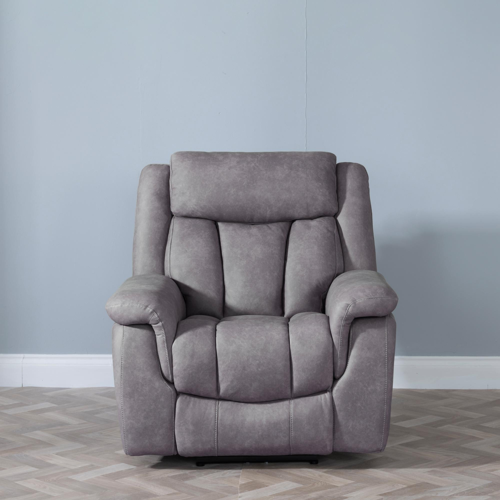 Pickford Grey Fabric Electric Recliner Sofa