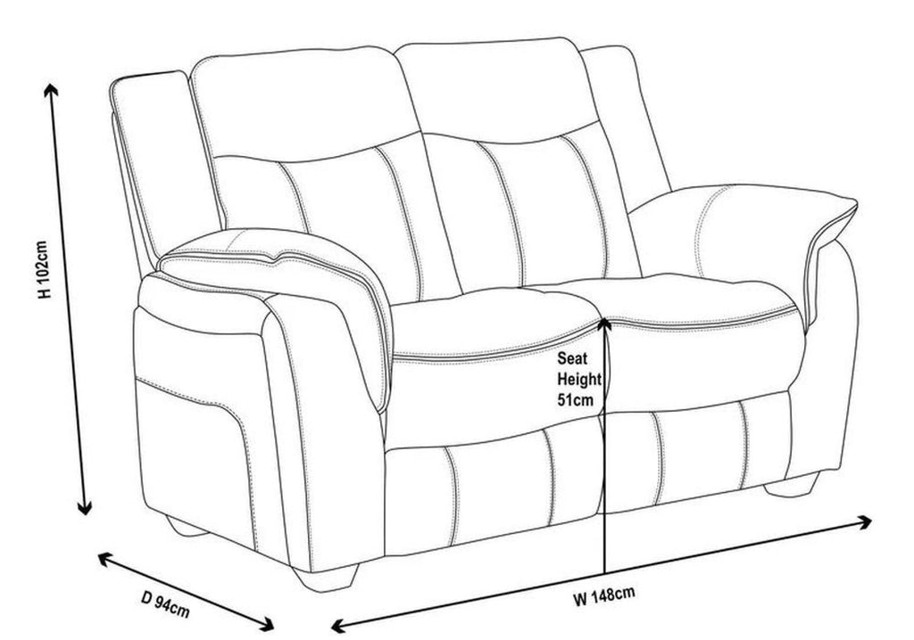 Matera Brown Fabric Sofa