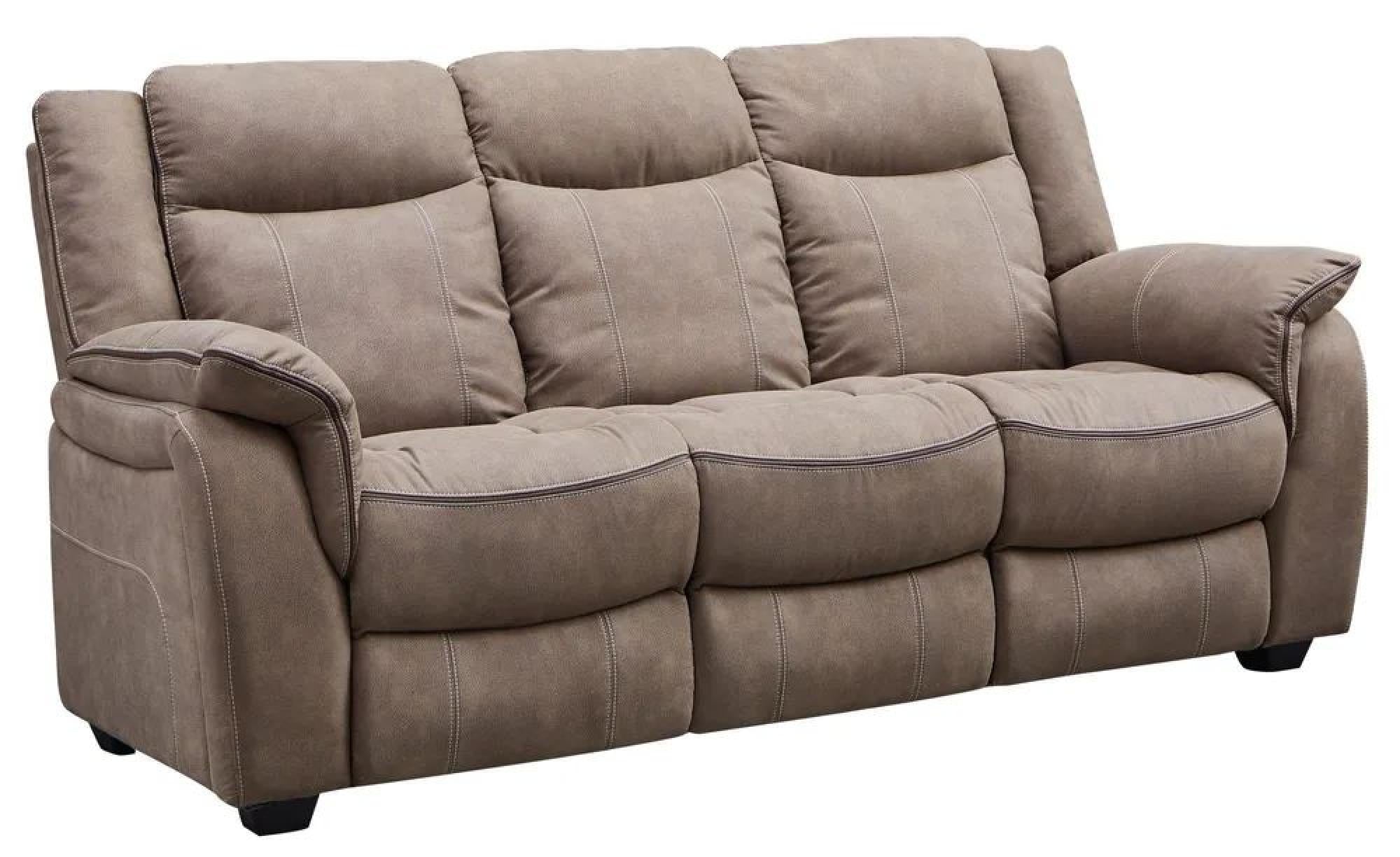 Matera Brown Fabric Sofa