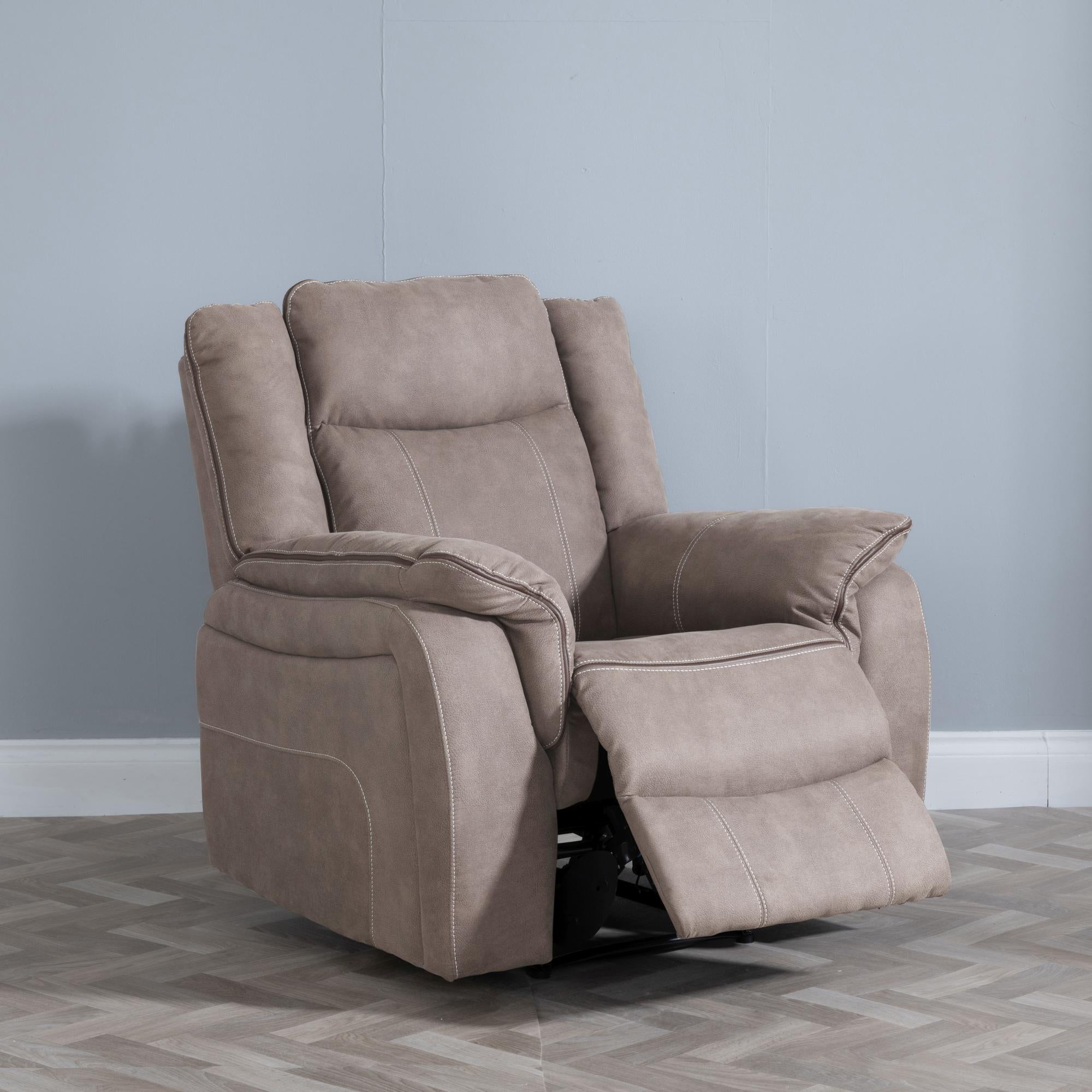 Matera Brown Fabric Sofa