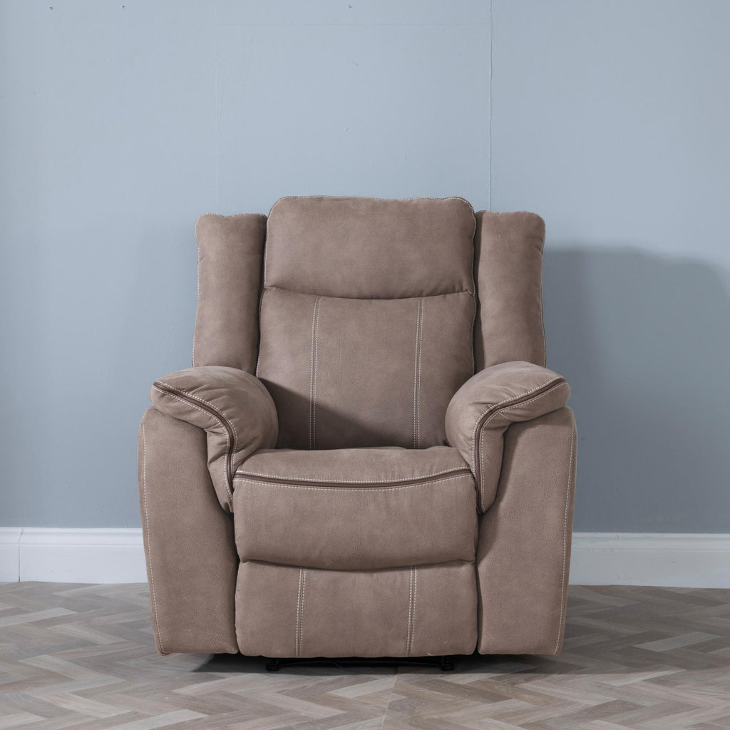 Matera Brown Fabric Sofa
