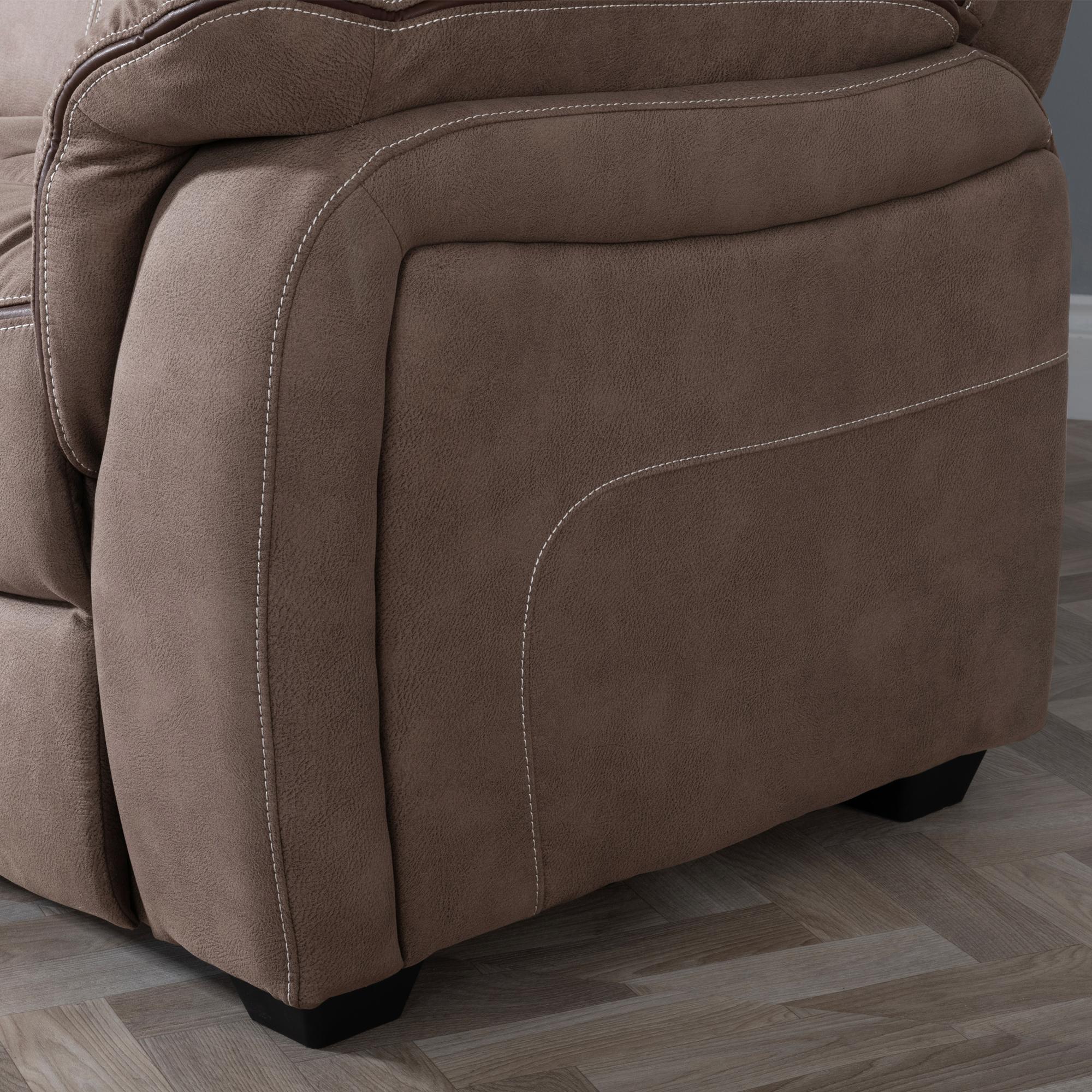 Matera Brown Fabric Sofa