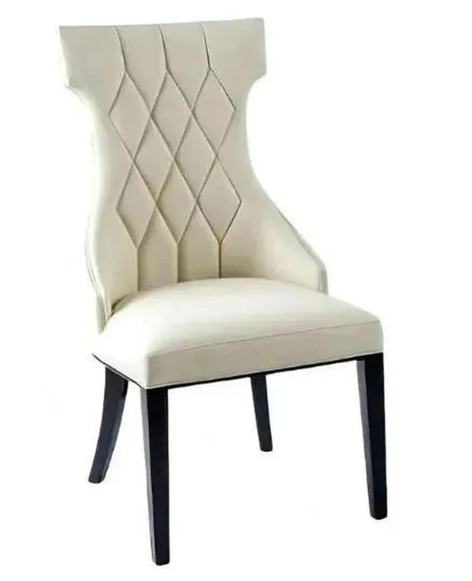 Sovereign Large High Back Faux Leather Dining Chair