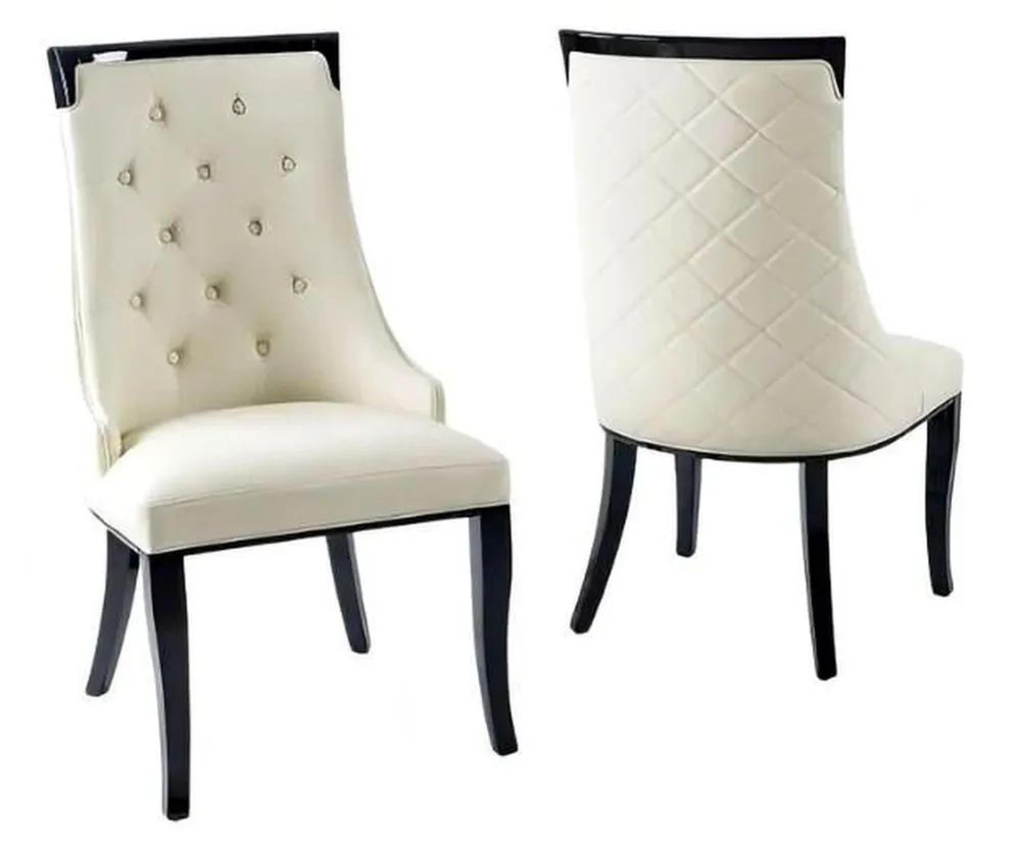 Imperiale Large High Back Faux Leather Dining Chair