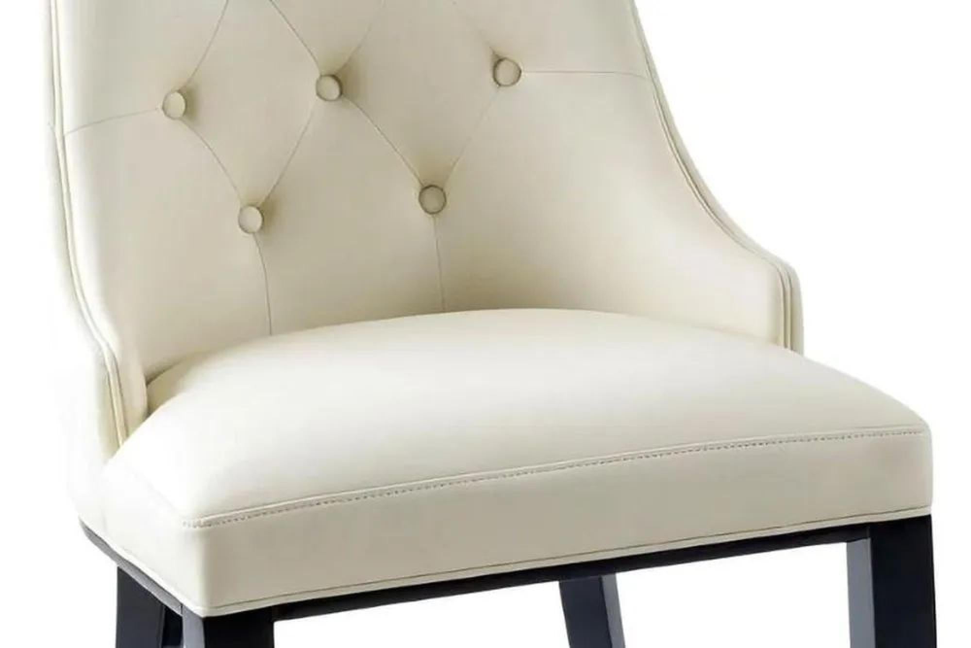 Imperiale Large High Back Faux Leather Dining Chair
