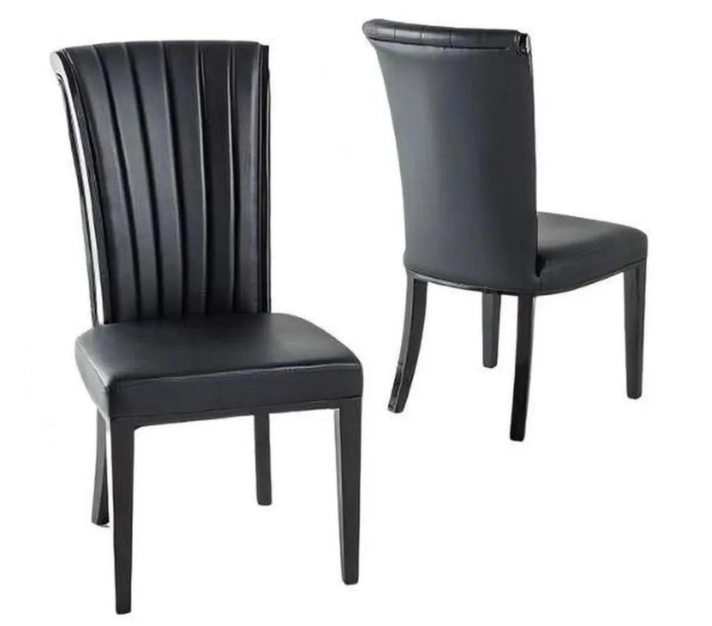 Grandeur Large High Back Faux Leather Dining Chair