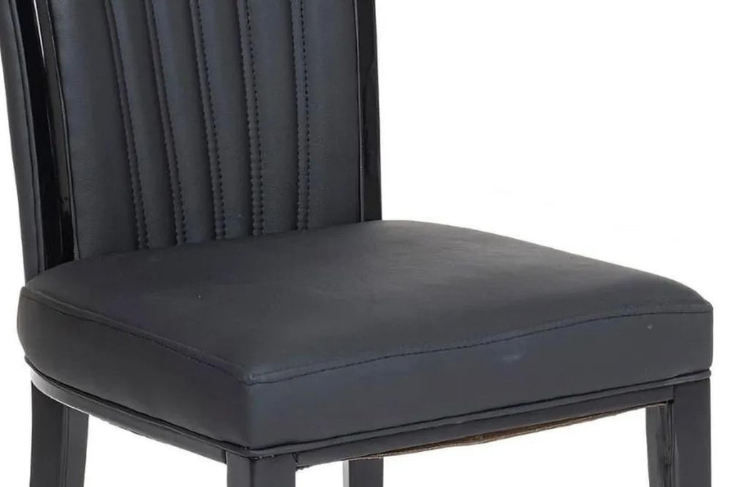 Grandeur Large High Back Faux Leather Dining Chair