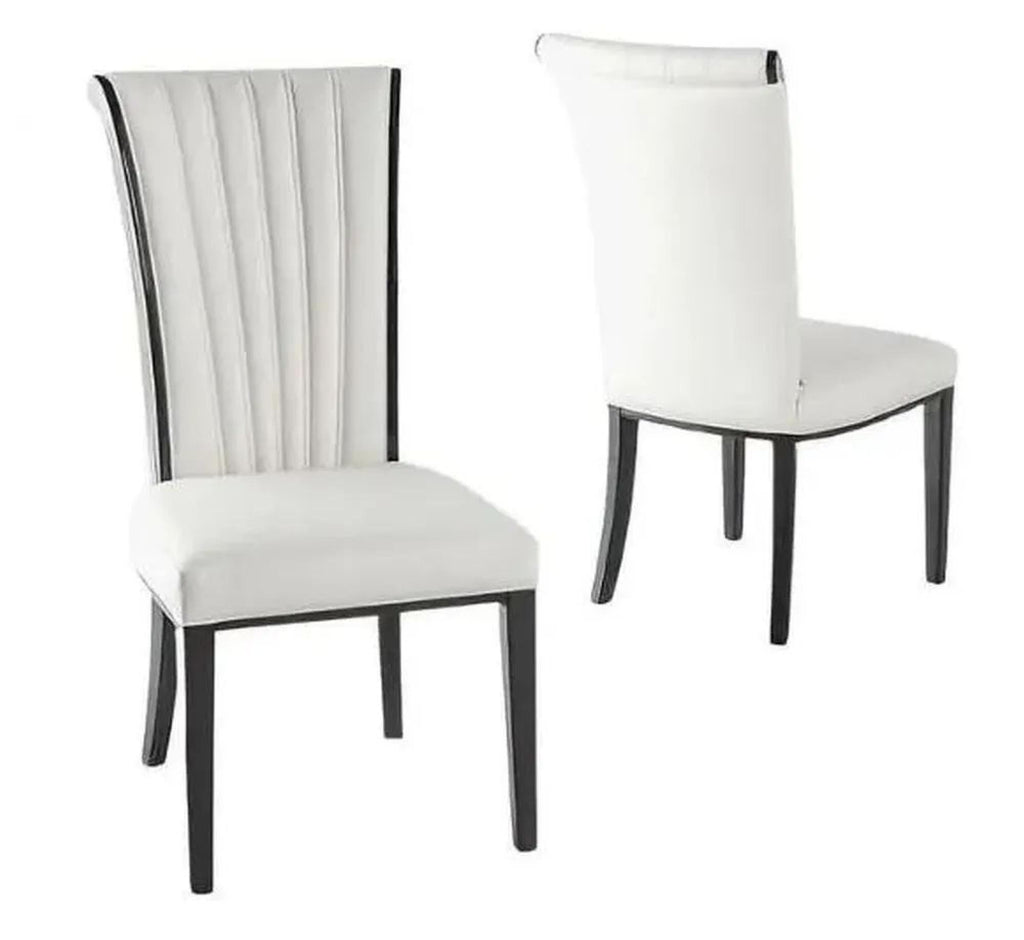Grandeur Large High Back Faux Leather Dining Chair