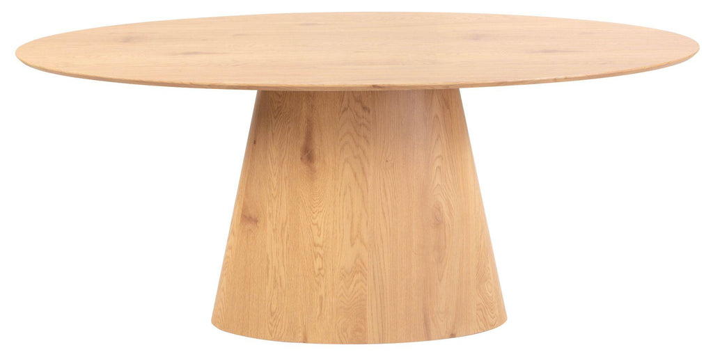 Whitby Oak Effect Oval Dining Table