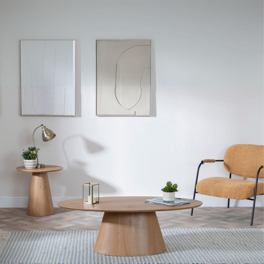 Whitby Oval MDF Coffee Table