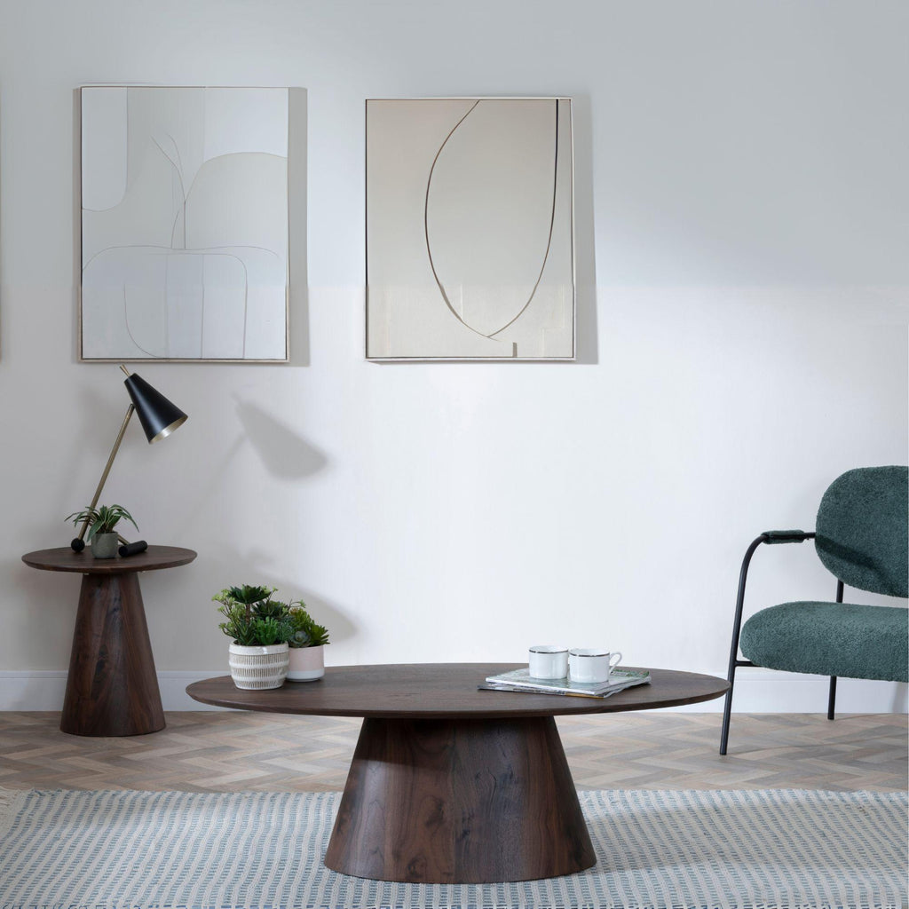 Whitby Oval MDF Coffee Table