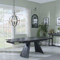 Luna Black Ceramic Extending Dining Table 160cm-240cm