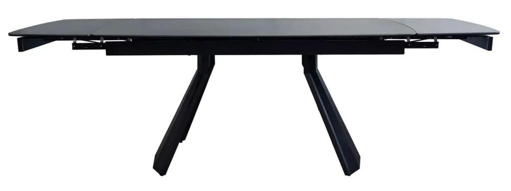 Luna Black Ceramic Extending Dining Table 160cm-240cm