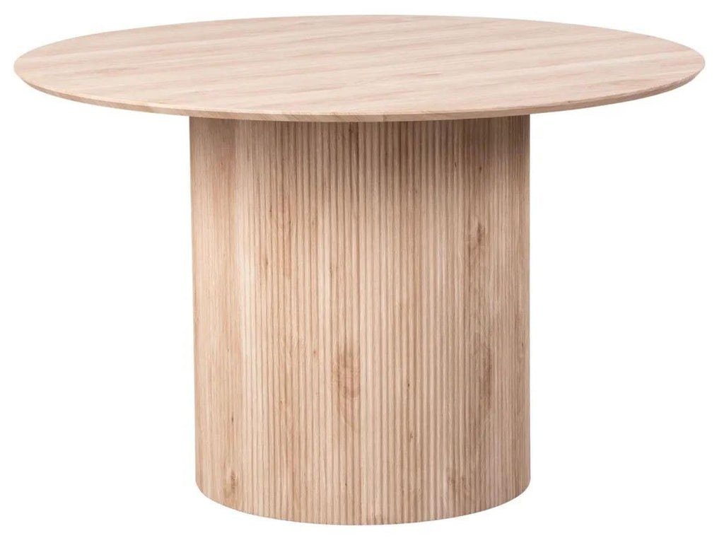 Renzo Oak Effect Round Dining Table 120cm