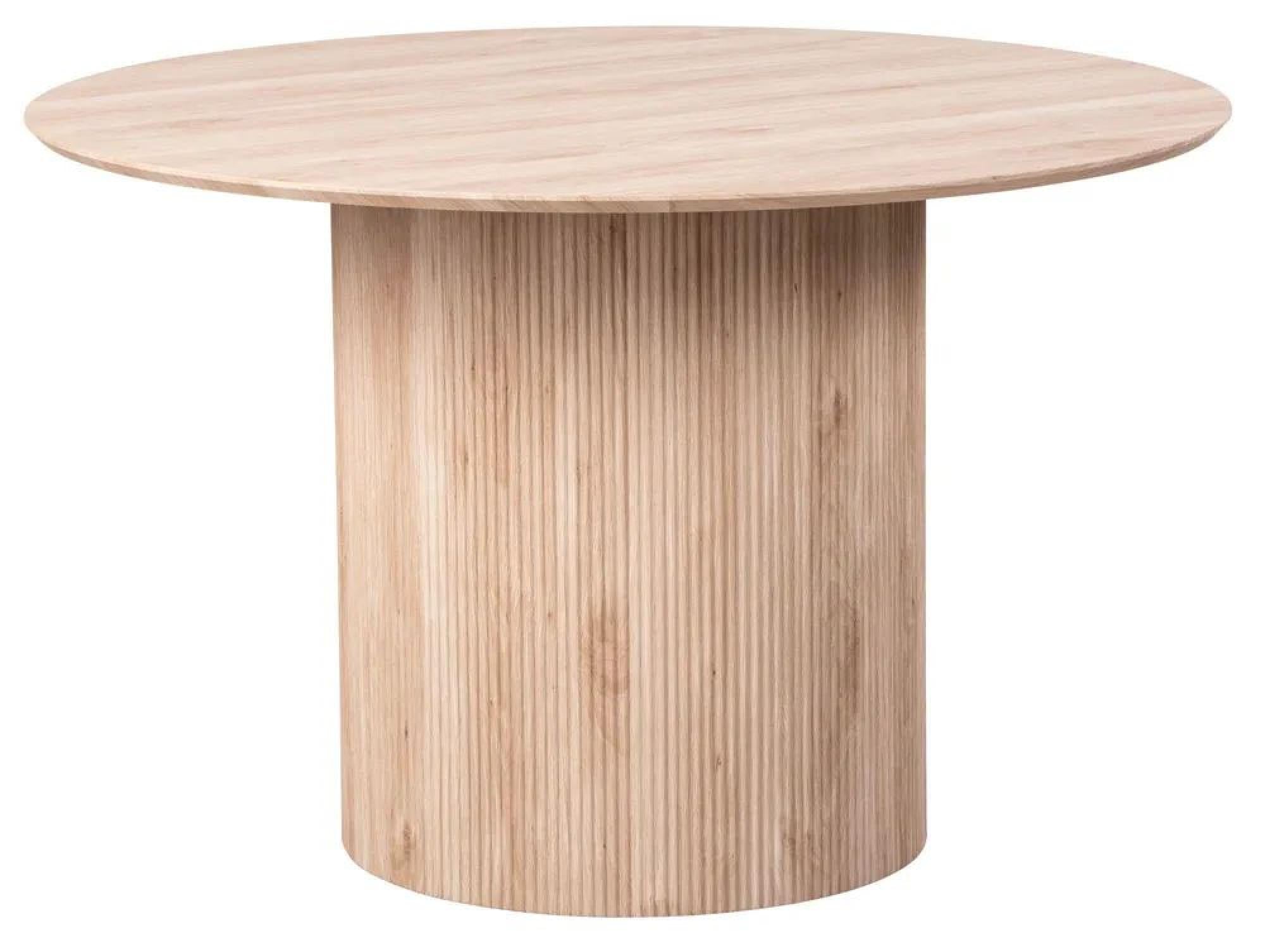 Renzo Oak Effect Round Dining Table 120cm