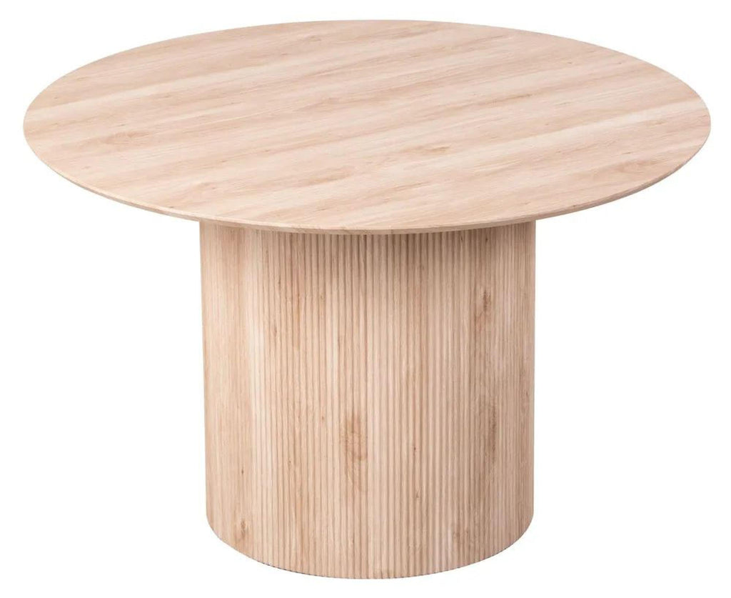 Renzo Oak Effect Round Dining Table 120cm