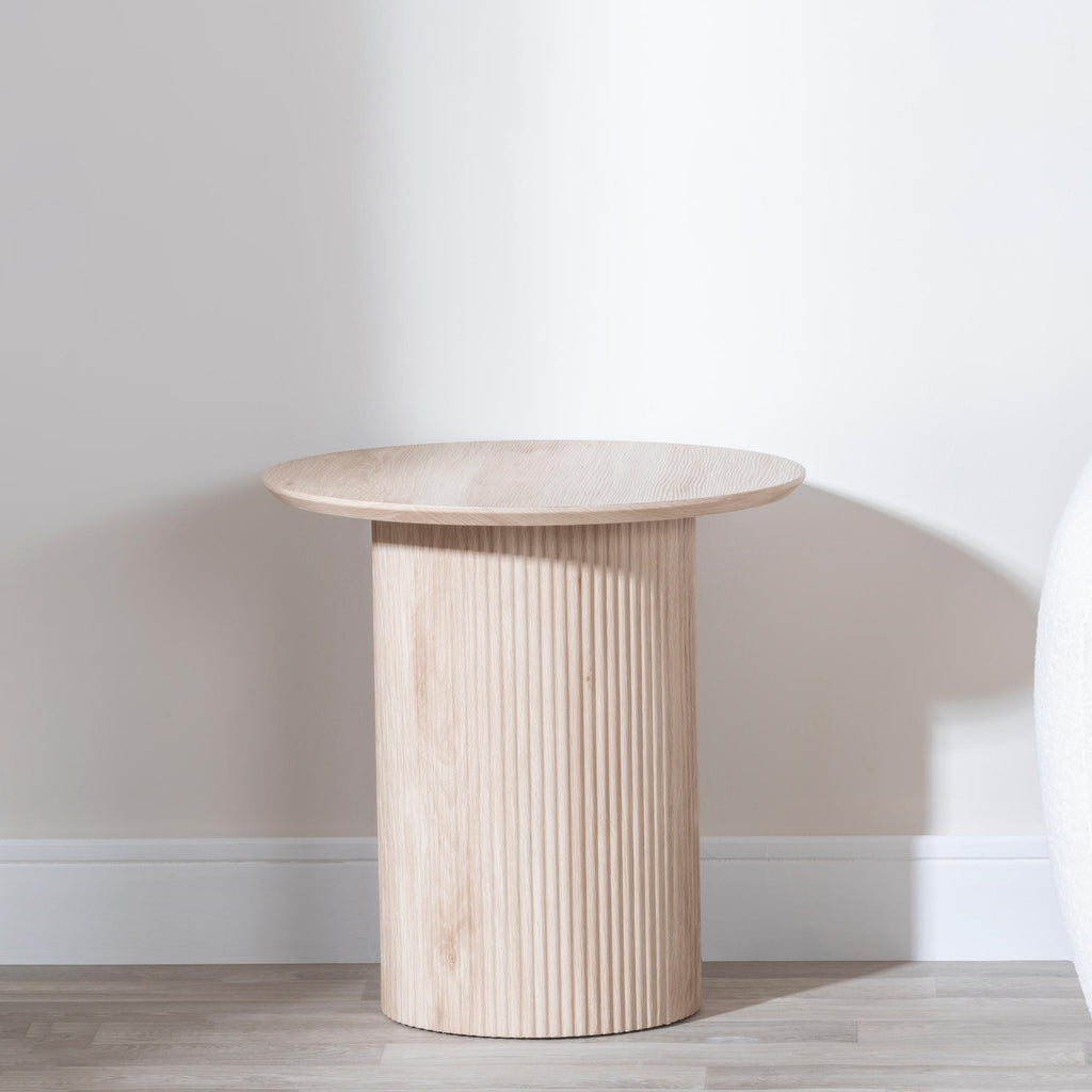 Renzo Round MDF End Table