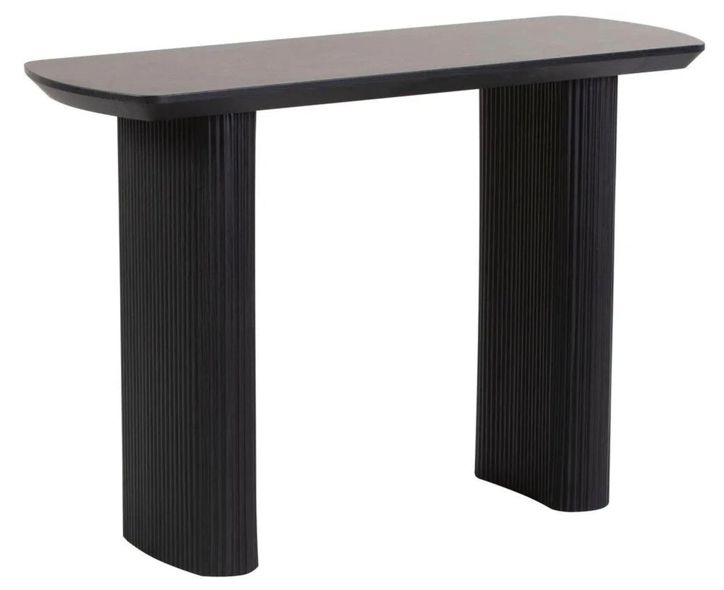 Renzo Rectangle MDF Console Table with Pedestal