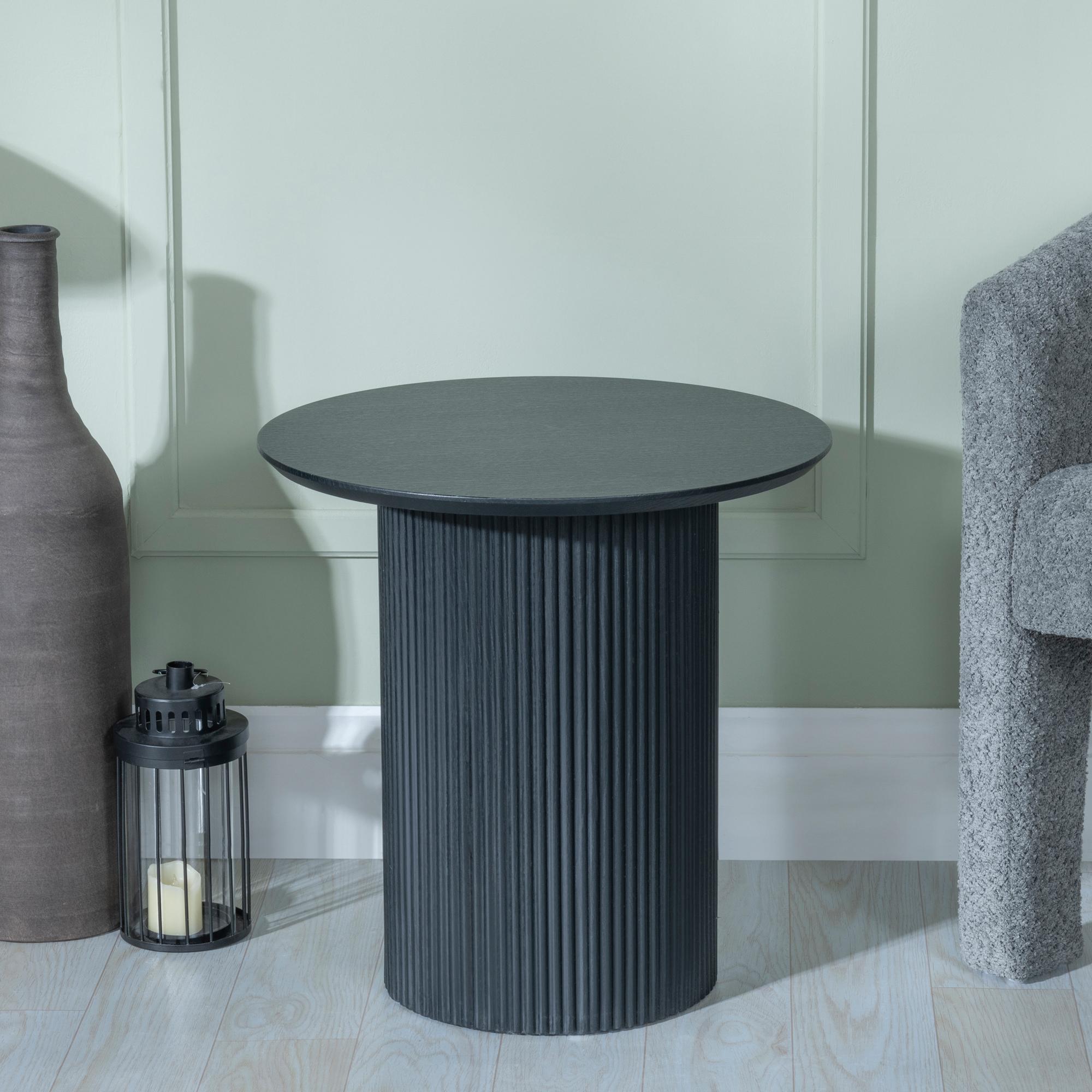 Renzo Round MDF End Table