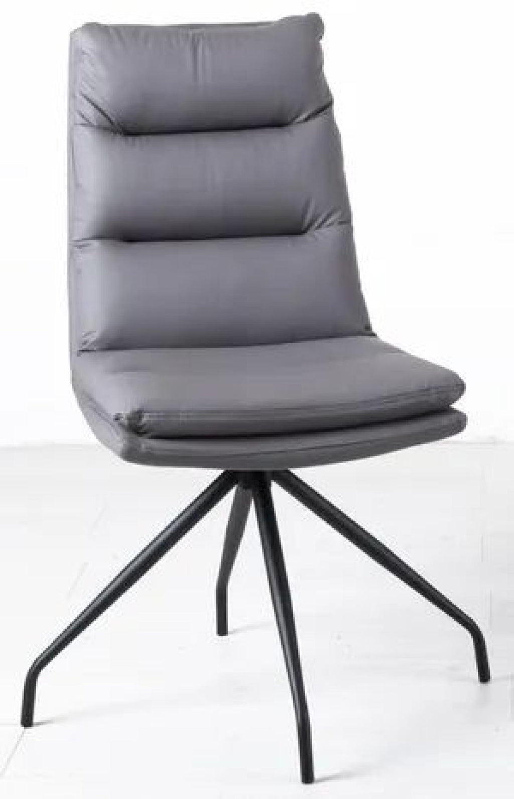 Mayfair Faux Leather Swivel Dining Chair