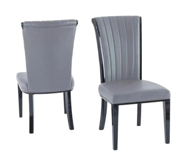 Grandeur Large High Back Faux Leather Dining Chair