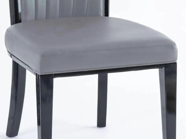 Grandeur Large High Back Faux Leather Dining Chair