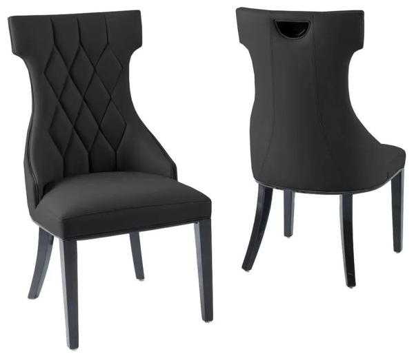 Sovereign Large High Back Faux Leather Dining Chair