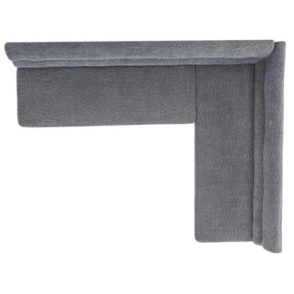 Brume Corner Fabric Dining Bench