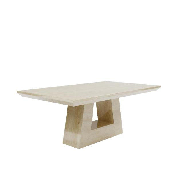 Pluto Beige Engineered Marble Coffee Table