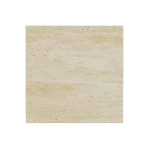 Pluto Beige Engineered Marble End Table