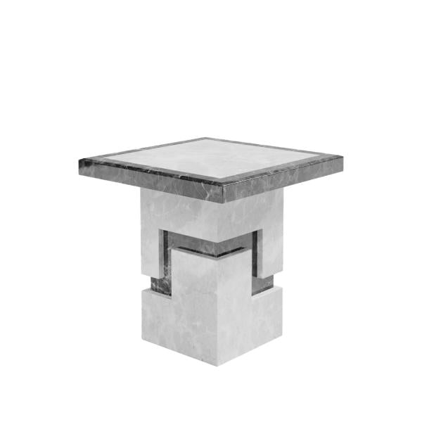Venus Engineered Marble End Table