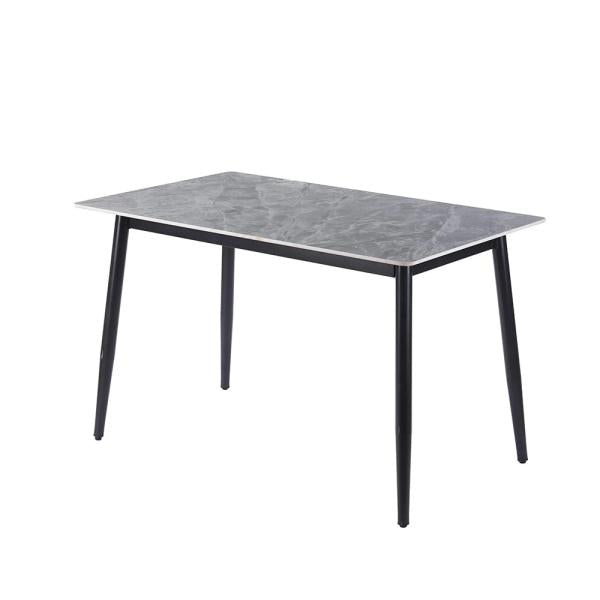 Celesto Compact Grey Ceramic Dining Table 120cm
