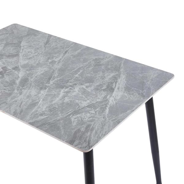 Celesto Compact Grey Ceramic Dining Table 120cm
