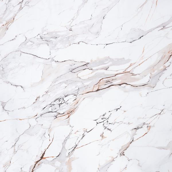Eclipse White Engineered Marble End Table