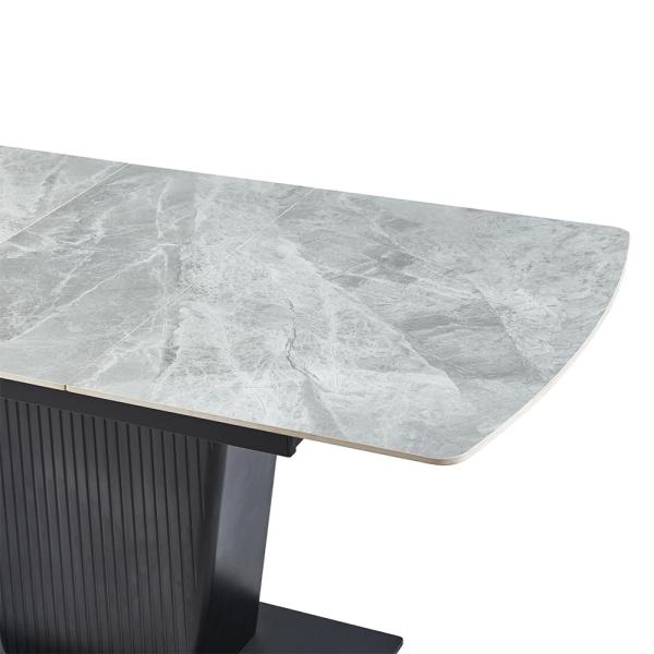 Valtaro Grey Ceramic Extending Dining Table 130cm-170cm