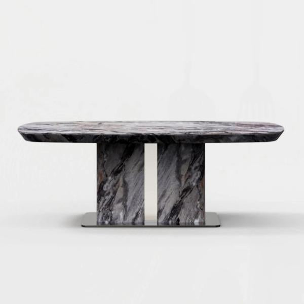 Ravello Grey Engineered Marble Coffee Table