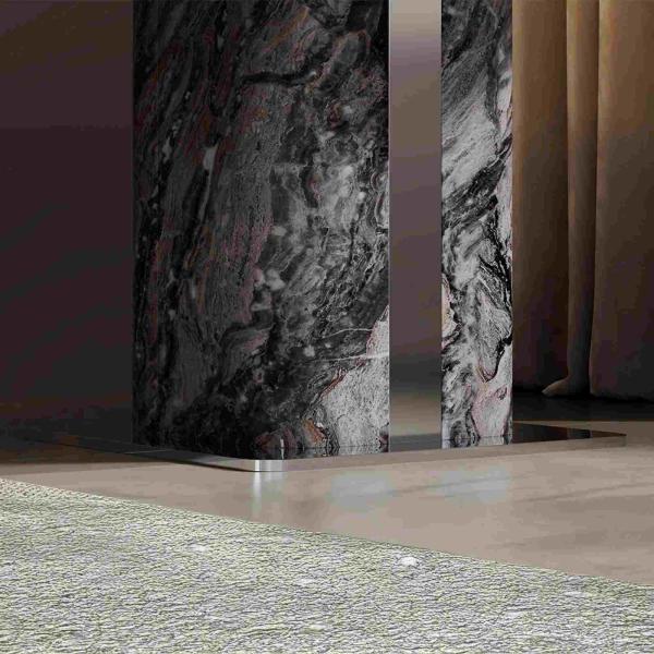 Ravello Grey Engineered Marble Console Table
