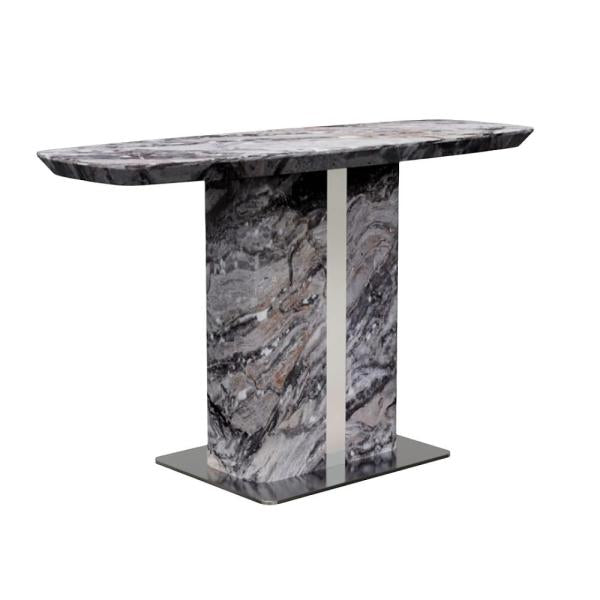 Ravello Grey Engineered Marble Console Table